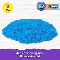 Kinetic Sand Scents, 8oz Blue Razzle Berry Scented Kinetic Sand, for Kids Aged 3 and up