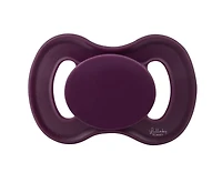 Lullaby Planet Pacifiers 2 Pack | Adorable Round Latex Design | Functional Fashionable & Comfortable Design | Rose Quartz & Elderberry | 0-6 Months