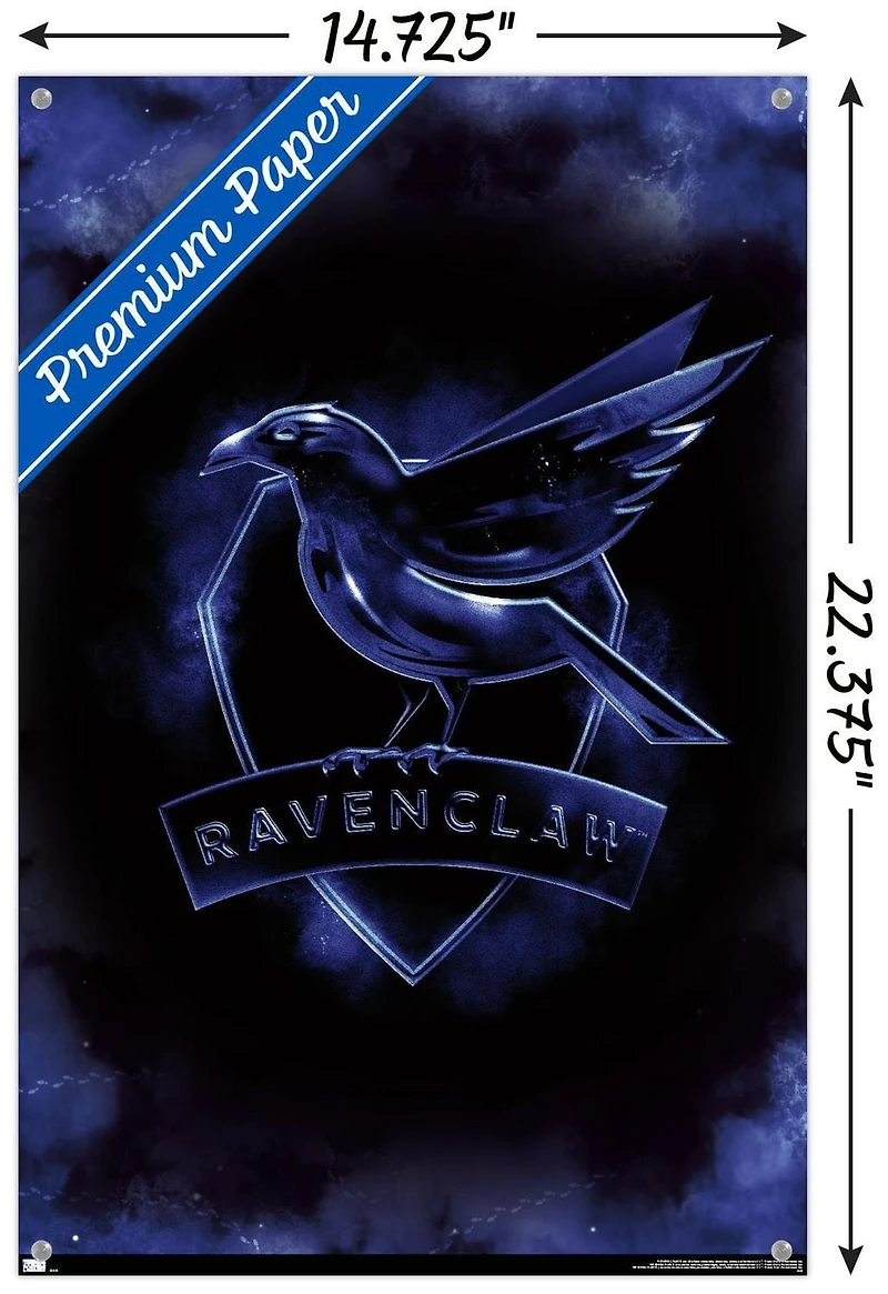 Harry Potter - Ravenclaw Crest Magic Wall Poster, 22.375" x 34"