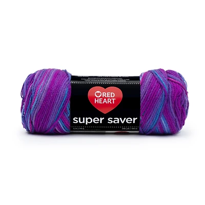Red Heart® Super Saver® Yarn, Prints, Acrylic #4 Medium, 5oz/142g, 236 Yards, Durable yarn