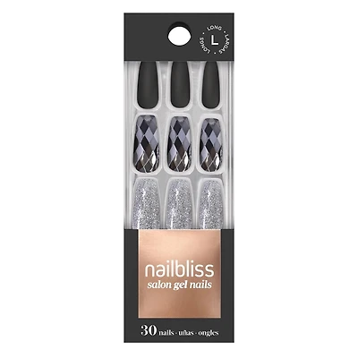 DASHING DIVA - GEL NAIL -OBSIDIAN DIAMOND, Nailbliss