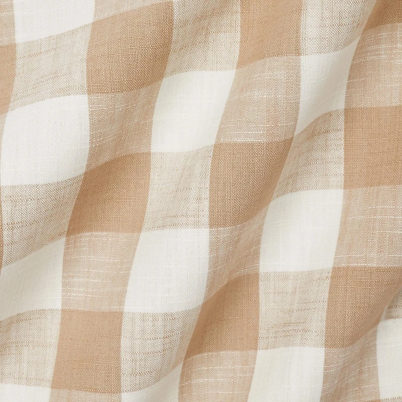 FRAÎCHE Spring Taupe Gingham Placemats, 4 pack, One Size