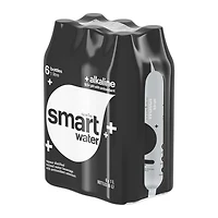 Glaceau Smartwater Bouteille Alcaline avec Antioxidant, 1 Liter, 6 Pack 1LT 6PK