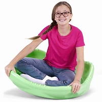 Simplay3 Rock and Spin Sensory Wobble Disk XL, Climbing Dome for Toddlers and Kids Rocking and Climbing, Indoor/Outdoor, Ages 2-12 Years Lime Sherbert X-Large