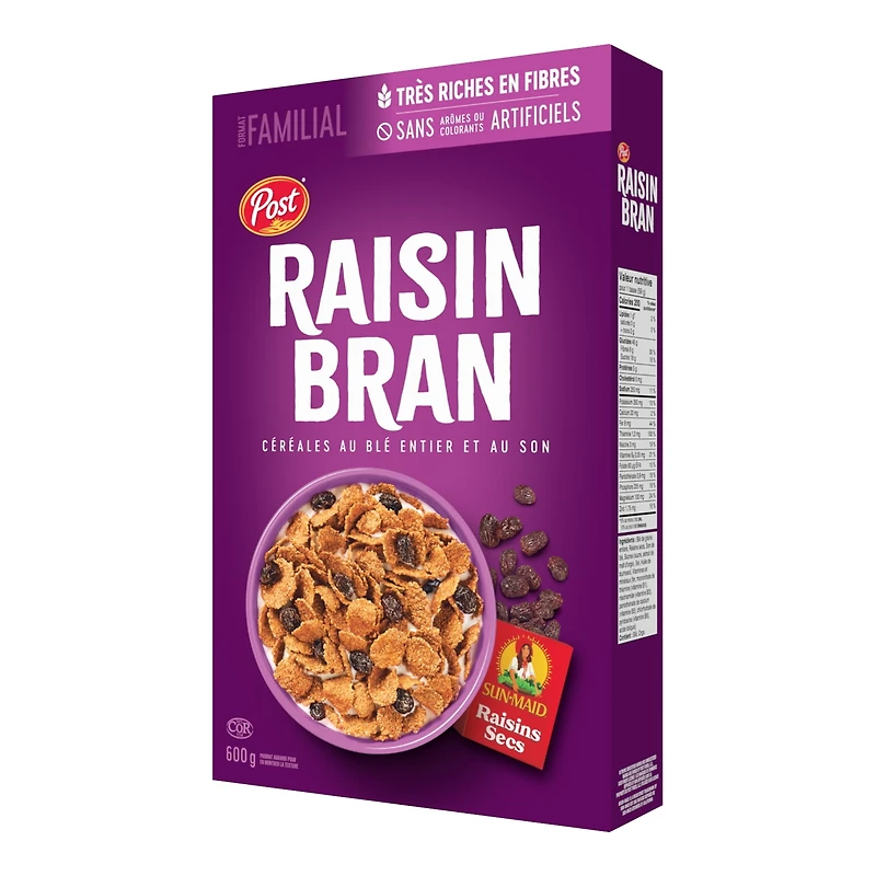 POST RAISIN BRAN FAMILY SIZE, POST RAISIN BRAN FAMILY SIZE