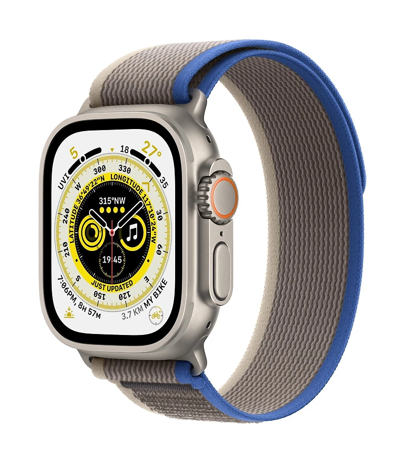 Apple Watch Ultra  (GPS + Cellular) 49mm - Blue/Gray Trail Loop