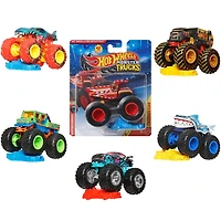 Hot Wheels Monster Trucks 1:64 Scale Die-cast Vehicles - Styles May Vary, Ages 3+