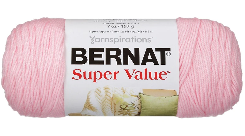 Bernat® Super Value™ Yarn, Acrylic #4 Medium, 7oz/197g, 426 Yards