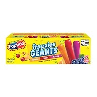 Popsicle Giant Freezies - Orange, Cherry, Grape - 27 x 150 ml, 27 x 150 ml