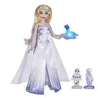 Disney La Reine des neiges 2, Elsa parlante et ses amis, poupée Elsa, sons et phrases, pour enfants, à partir de 3 ans