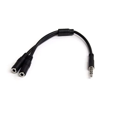 Headset Splitter 4 Pin to 2x 3 Position