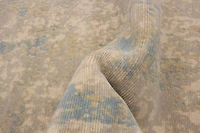 ECARPETGALLERY 5'1" x 7'4" Contemporary Galleria Hand-knotted Area Rug for Living Room, Dining Room and Bedroom in Grey