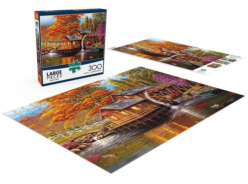 Buffalo Games Large Piece Adam's Mill 300 Piece Jigsaw Puzzle