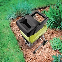 Sun Joe CJ603E 1.7 Inch Cutting Diameter Electric Silent Wood Chipper/Shredder, 15-Amp