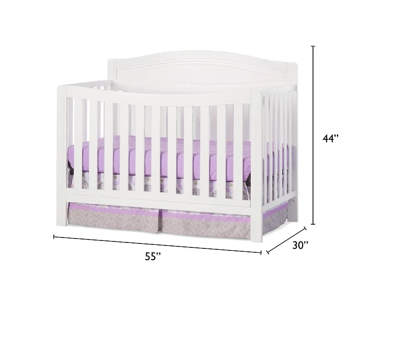 Child Craft Dresden 4-in-1 Convertible Crib, Matte