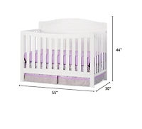 Child Craft Dresden 4-in-1 Convertible Crib, Matte