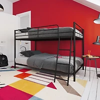 Mainstays Small Space Junior Twin over Twin Metal Bunk Bed