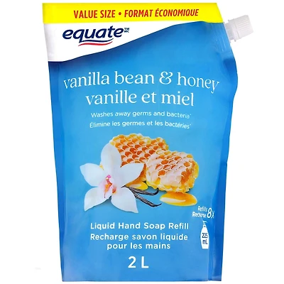 Equate Savon Liquide pour les Mains Gousse de Vanille et Champs de Miel