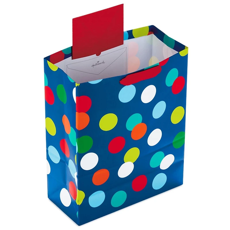 Assortiment de sacs-cadeaux et papier de soie Hallmark – Grands sacs de 13 po et très grands sacs de 15 po – Paquet de 3 sacs pour les fêtes, la fête des Pères, les remises des diplômes ou toute autre