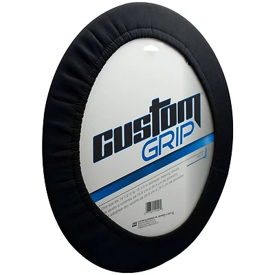 Custom Grip Black Neoprene Stretch Steering Wheel Cover