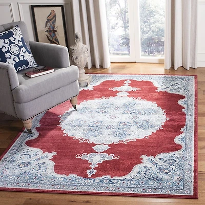 SAFAVIEH Brentwood Harland Floral Bordered Area Rug