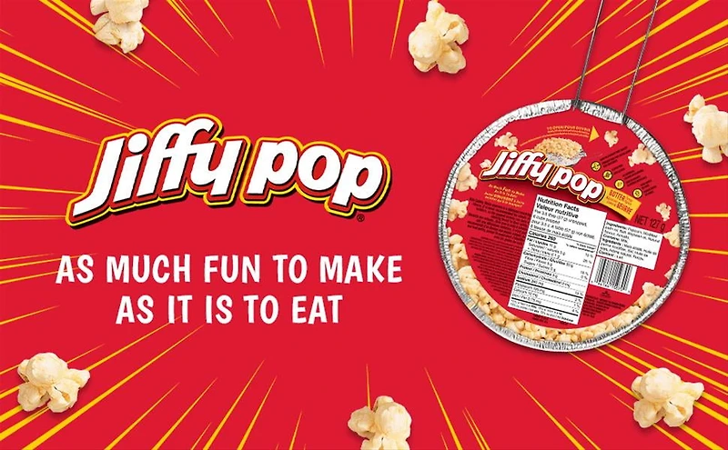 Jiffy® Pop Buttered Popcorn, 127 g