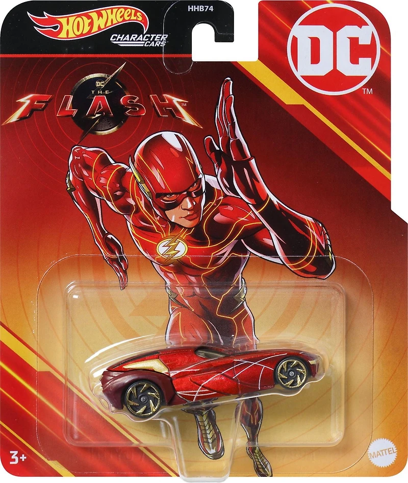 Hot Wheels – Character Car Le Flash – Véhicule sous licence