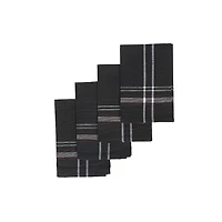 Serviette Frontalière Française (Ensemble De 4) (Noir)