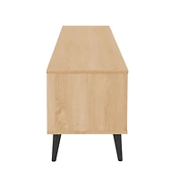CorLiving Cole Modern Engineered Wood TV Stand with Open Shelves for Most TVs up to 85"
