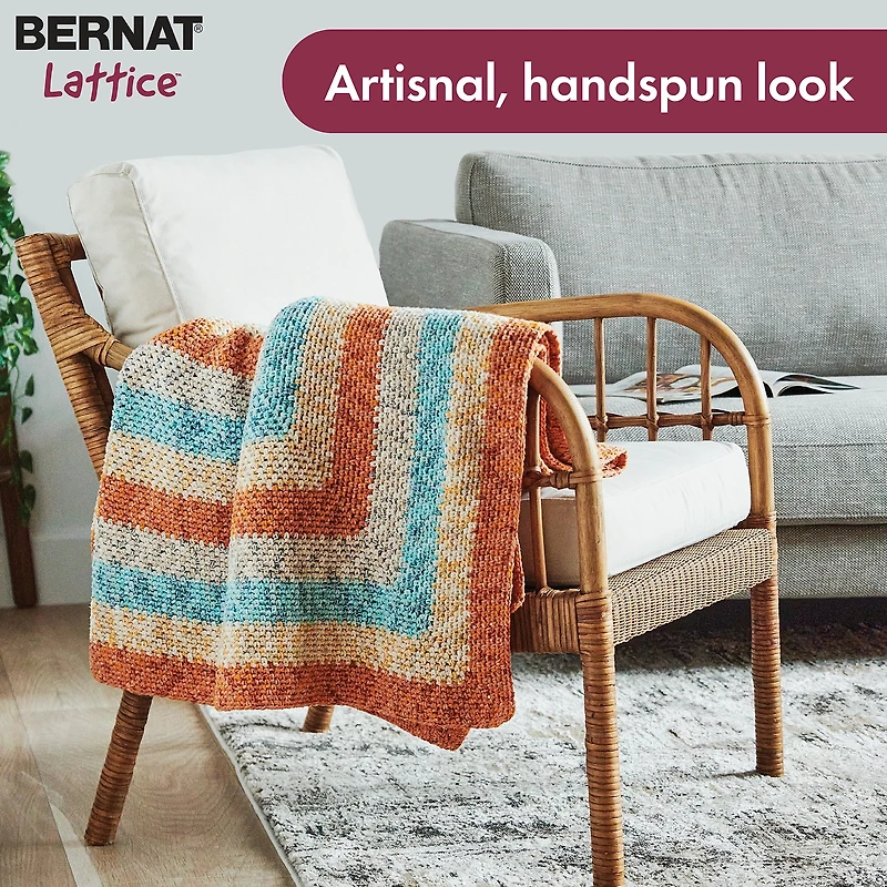 Bernat® Lattice™ #4 Worsted (Medium) Blend Yarn, 7.8oz/220g 389 Yards