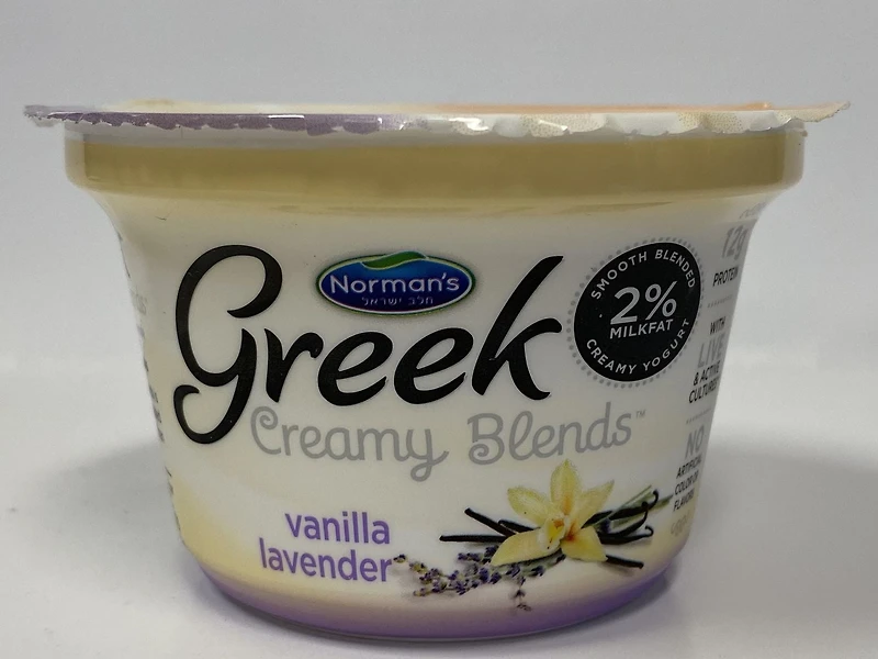 Norman's Greek 2 % Vanilla Lavender Creamy Blends, 2% Vanilla