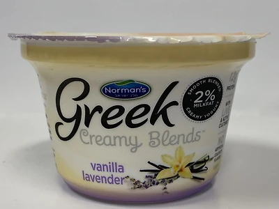 Norman's Greek 2 % Vanilla Lavender Creamy Blends, 2% Vanilla
