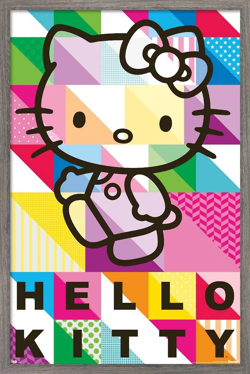 Hello Kitty - Patterns Wall Poster, 22.375" x 34"