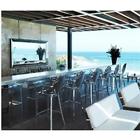 Les tabourets de comptoir avec accoudoirs allient élégance et confort. Fabriqués en acier inoxydable durable, ces tabourets présentent un design moderne avec des accoudoirs pour un soutien supplémenta