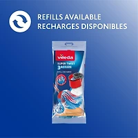 Vileda SuperTwist 3Action XL Mop, Triple Action cleaning