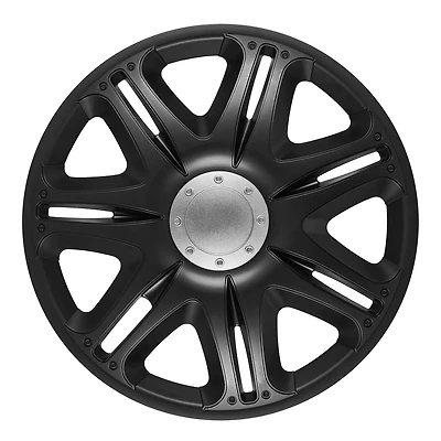 16" Velociti Wheel Covers, Black, set of 4