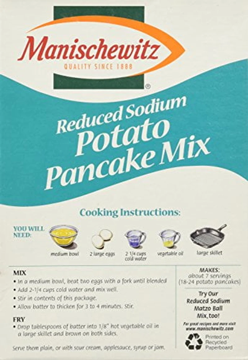 Pancake Potato Mix Low Sodium KPY