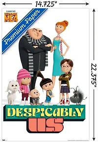 Illumination Despicable Me 4 - Despicably Us Wall Poster, 14.725" x 22.375"
