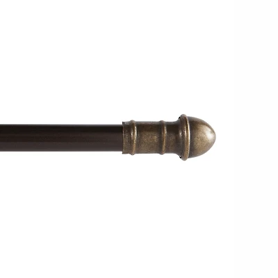 Mainstays Cafe Rod 48-84" Oil Rubbed Bronze, 7/16 in. Diameter, Bronze
