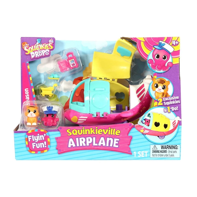 Ensemble de jeu avion Squinkieville 'Do Drops de Squinkies