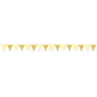 Way To Celebrate Gold Glitter Pannant Banner