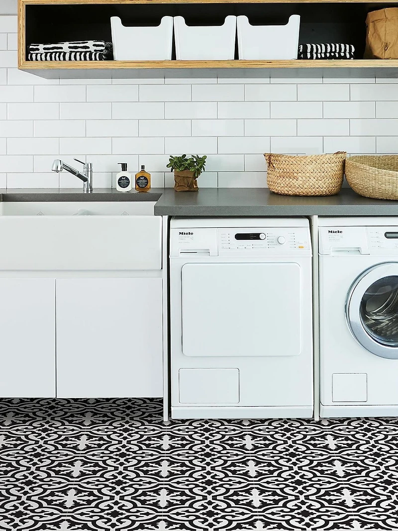 FloorPops Parma Peel and Stick Floor Tiles Set of 20