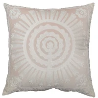 hometrends Coussin Décoratif Médaillon Blush