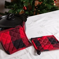 Fabstyles Buffalo Check Cotton Terry Pot holder Set of 2