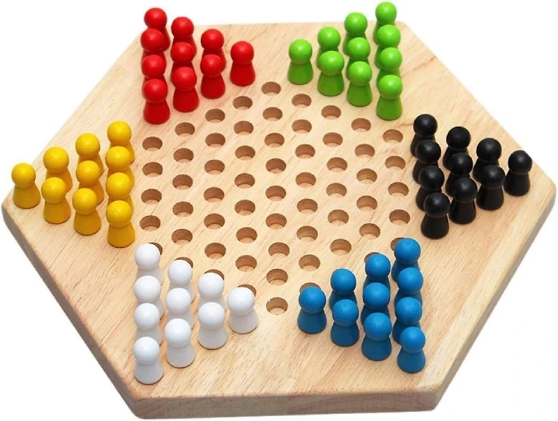 Tradeopia Classiques en Bois – Jeu de Dames Chinoises