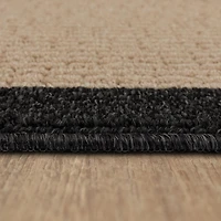 Hometrends - Tapis décoratif Borderwell gris, 0,8 m x 1,1 m (30 po x 45 po) Tapis Borderwell 30x45
