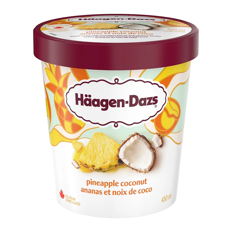 HAAGEN-DAZS Ananas Et NCo 450ml