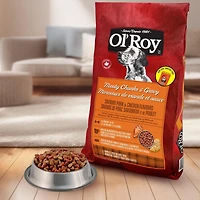 Ol'Roy Meaty Chunks and Gravy Savoury Pork & Chicken Flavours Dry Dog Food 8kg, 8 Kg