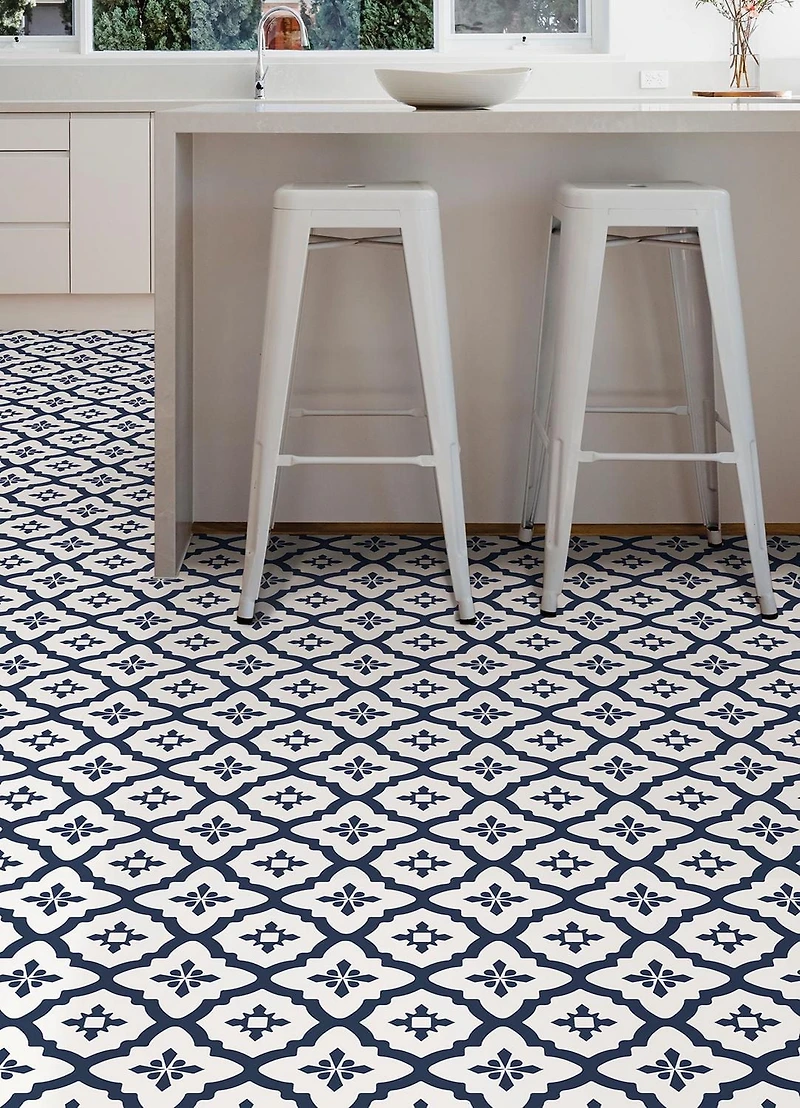 FloorPops Carreaux de sol à décoller et à coller Atlas, lot de 20