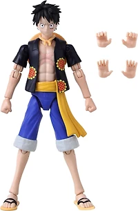 One Piece Figurine d'Action 6 Pouces Anime Heroes - Monkey D. Luffy Version Dressrosa